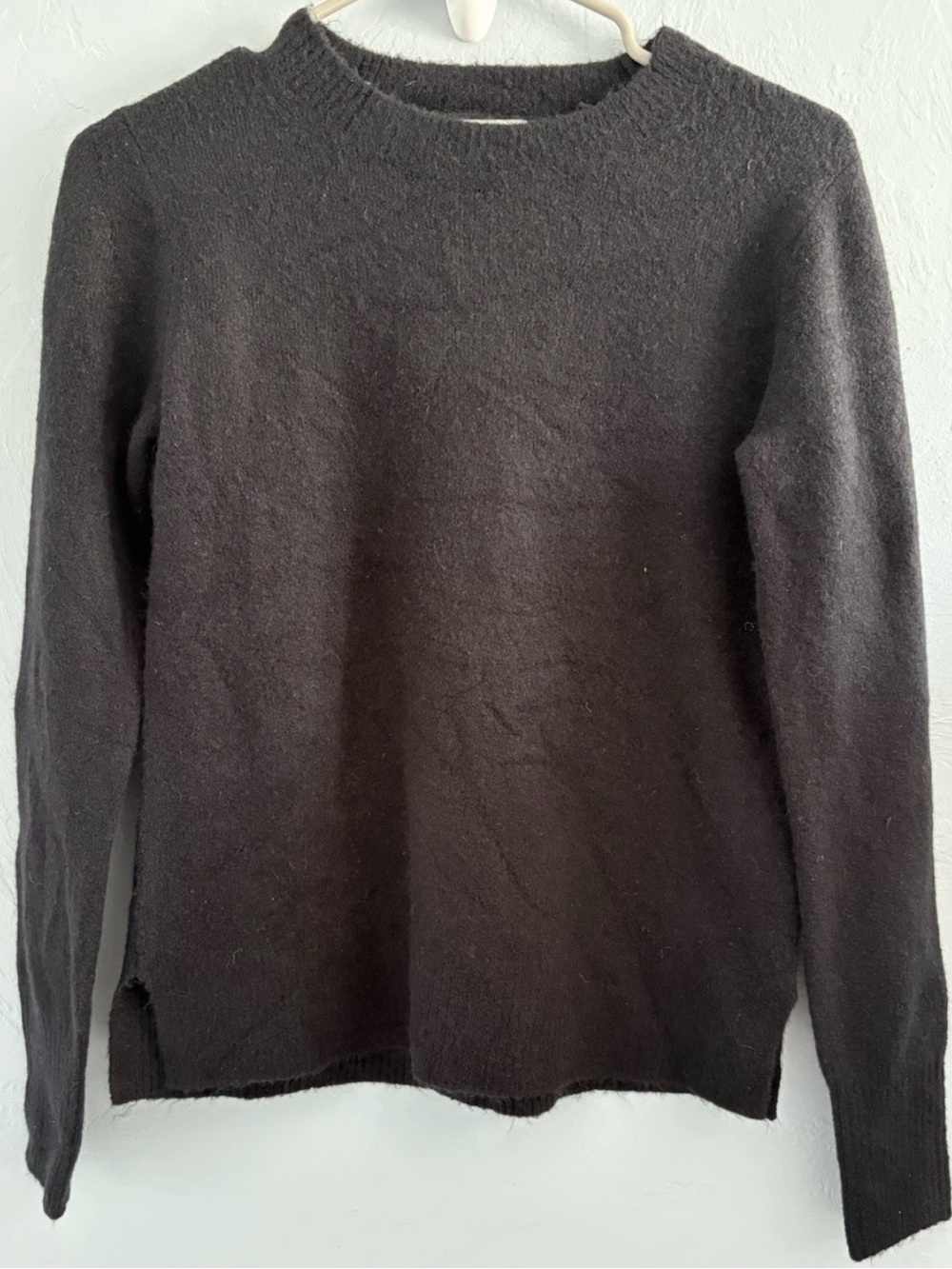 J. Crew Black Extra-Soft Crew Neck Sweater XXS | New